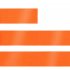 Лента сатиновая Satin 20 M, оранжевая, 80 см Лента сатиновая Satin 20 M, оранжевая, 80 см