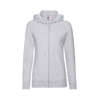 Толстовка женская без начеса LADIES LIGHTWEIGHT HOODED SWEAT 240 Серый