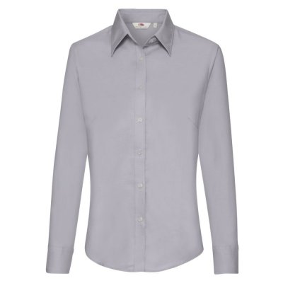 Рубашка женская LONG SLEEVE OXFORD SHIRT LADY-FIT 135 Серый арт. 650020.OC