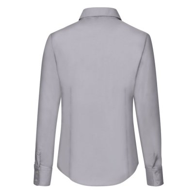 Рубашка женская LONG SLEEVE OXFORD SHIRT LADY-FIT 135 Серый