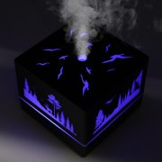 Светодиодный USB увлажнитель Wisdom, черный арт. 21030.02