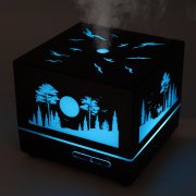 Светодиодный USB увлажнитель Wisdom, черный арт. 21030.02