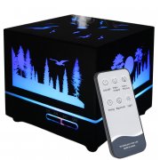 Светодиодный USB увлажнитель Wisdom, черный арт. 21030.02