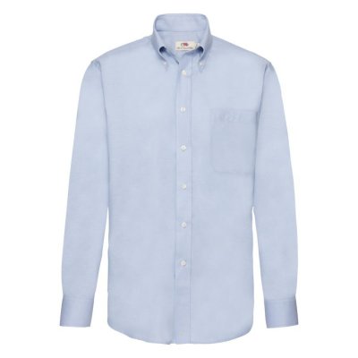 Рубашка мужская LONG SLEEVE OXFORD SHIRT 135 Голубой