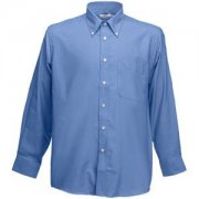 Рубашка "Long Sleeve Oxford Shirt" Синий