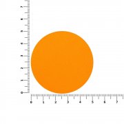 Наклейка тканевая Lunga Round, M, оранжевый неон