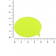 Наклейка тканевая Lunga Bubble, M, желтый неон