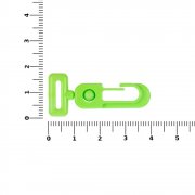 Застежка-карабин Сarabine, S, зеленый неон