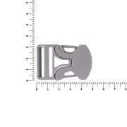 Застежка-пряжка односторонняя Triden, серый