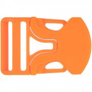 Застежка-пряжка односторонняя Triden, оранжевый неон