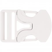 Застежка-пряжка односторонняя Triden, белый