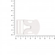 Застежка-пряжка односторонняя Triden, белый