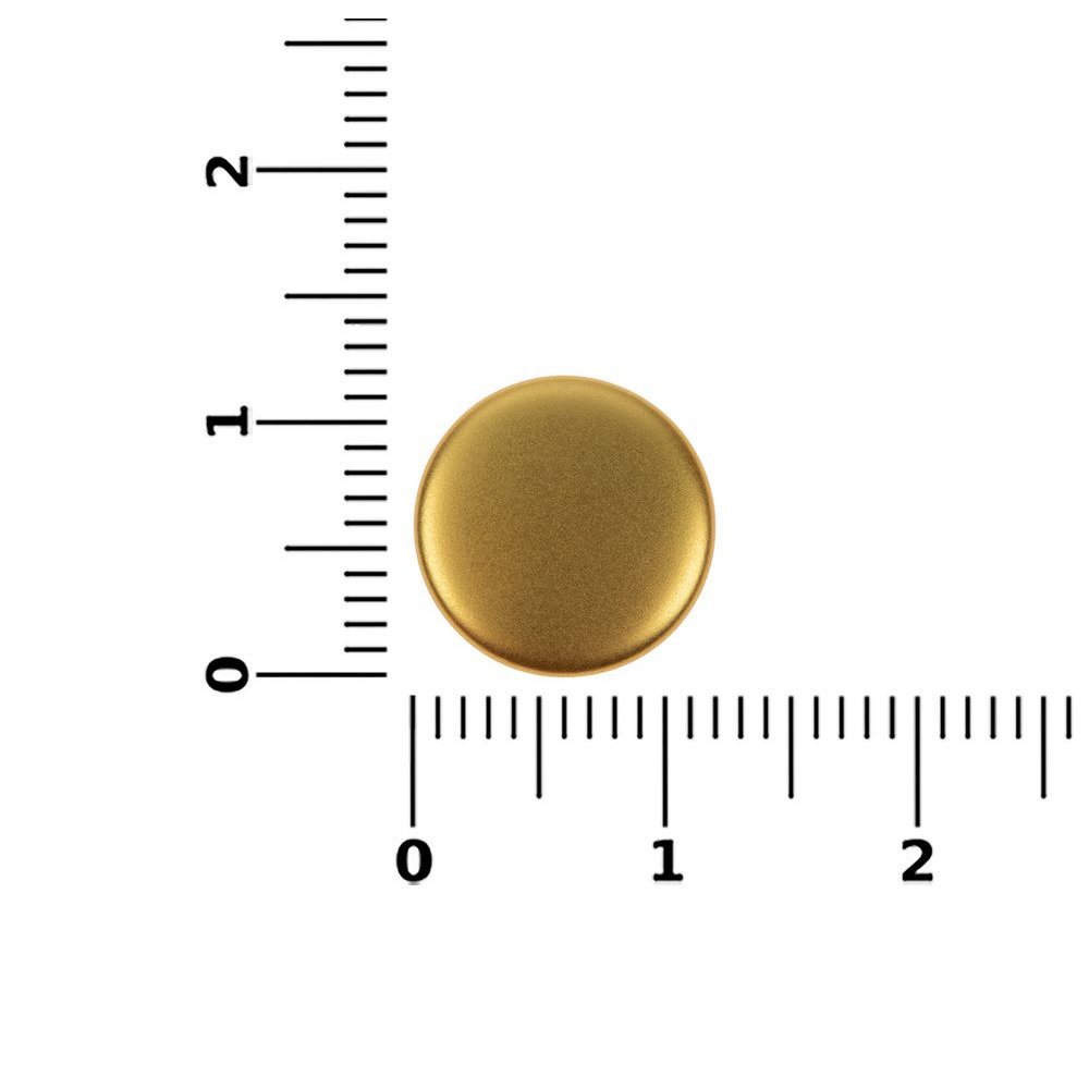 Кнопка Clavis, M, золотистая арт. 19717.00 Кнопка Clavis, M, золотистая арт. 19717.00