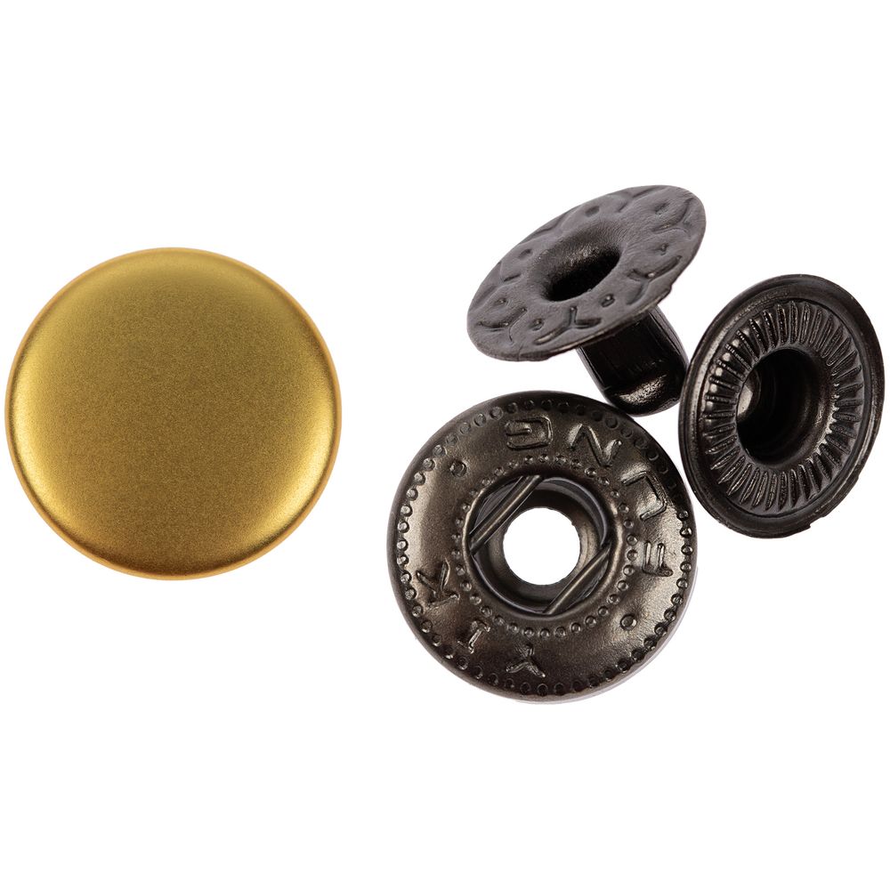 Кнопка Clavis, M, золотистая арт. 19717.00 Кнопка Clavis, M, золотистая арт. 19717.00