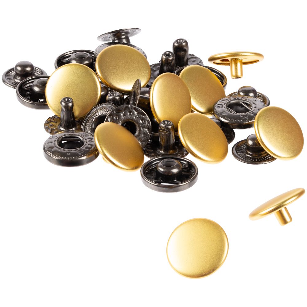 Кнопка Clavis, M, золотистая арт. 19717.00 Кнопка Clavis, M, золотистая арт. 19717.00