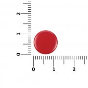 Кнопка Clavis, M, красная арт. 19717.50 Кнопка Clavis, M, красная арт. 19717.50