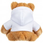 Мягкая игрушка «Мишка Cuddleton» в белом худи