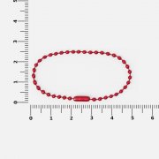 Цепочка для крепления Sharic, красная арт. 17390.50 Цепочка для крепления Sharic, красная арт. 17390.50