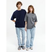 Джемпер с коротким рукавом Siluetti Volumica, темно-синий