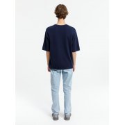 Джемпер с коротким рукавом Siluetti Volumica, темно-синий