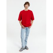 Джемпер с коротким рукавом Siluetti Volumica, красный