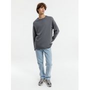 Лонгслив унисекс Siluetti Fuori, серый