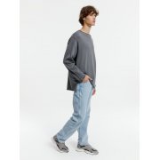 Лонгслив унисекс Siluetti Fuori, серый