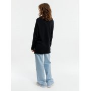 Лонгслив унисекс Siluetti Fuori, черный