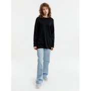 Лонгслив унисекс Siluetti Fuori, черный