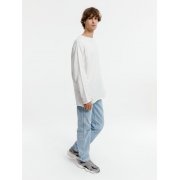 Лонгслив унисекс Siluetti Fuori, молочно-белый