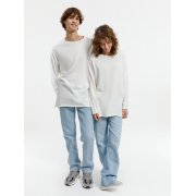 Лонгслив унисекс Siluetti Fuori, молочно-белый