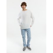 Лонгслив унисекс Siluetti Fuori, молочно-белый