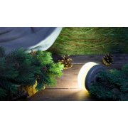 Фонарь-гирлянда "Twinkle" для кемпинга, серый с белым серый с белым