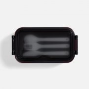 Ланчбокс Pranzo, красный с черным