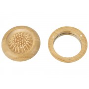 Расческа с зеркалом «Daisy» из бамбука