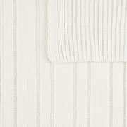 Шарф Knit Beat, белый (молочный)