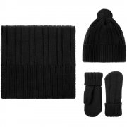 Шапка Knit Beat, черная