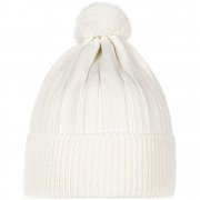 Шапка Knit Beat, белая (молочная)