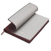 Бизнес-блокнот LADY, формат А5, бордовый, блок в клетку Бордовый арт. 21243/13