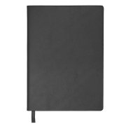 Бизнес-блокнот LADY, формат А5, черный, блок в клетку Черный арт. 21243/35