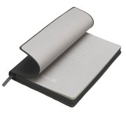 Бизнес-блокнот LADY, формат А5, черный, блок в клетку Черный арт. 21243/35