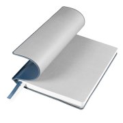 Ежедневник недатированный MAVE, синий, серый, формат А5, блок в линейку Синий