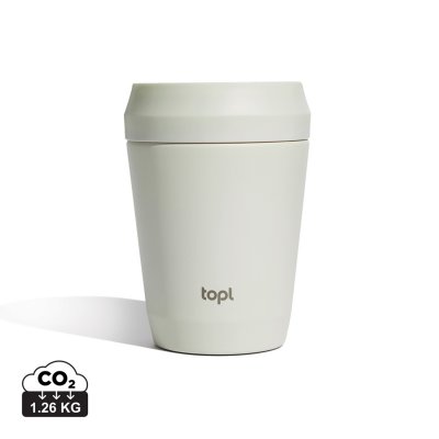 Термостакан Topl из переработанной стали с крышкой 360°, 235 мл