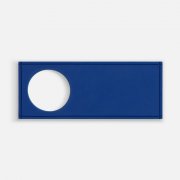 Лейбл из ПВХ с вырезом «Круг», синий арт. 17593.44 Лейбл из ПВХ с вырезом «Круг», синий арт. 17593.44