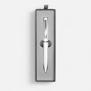 Ручка шариковая Bolt Soft Touch в футляре, белая