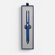 Ручка шариковая Broad Ring Soft Touch в футляре, синяя арт. 21074.40