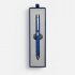 Ручка шариковая Broad Ring Soft Touch в футляре, синяя Ручка шариковая Broad Ring Soft Touch в футляре, синяя