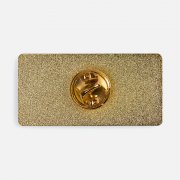 Значок Sanga Matto, золотистый глянцевый