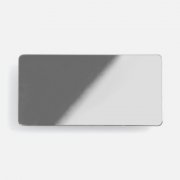 Значок Magnet Matto, серебристый глянцевый