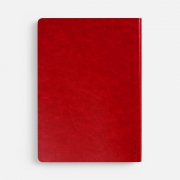 Ежедневник Nebraska Flex, недатированный, красный с золотистым